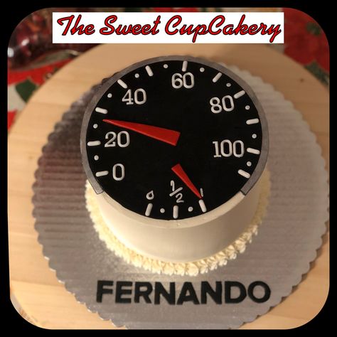 Speedometer Cake, Cake Hbd, 30 Cake, 30 Birthday Cake, Birthday Cakes For Men, Cake Logo, Car Cake, Cakes For Men, 16th Birthday Party