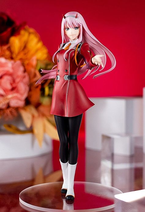 POP UP PARADE Zero Two Pop Up Parade, Tokyo Otaku Mode, Anime Figurines, My Darling, Girls Uniforms, Figure Size, Zero Two, Second Best, Popular Anime