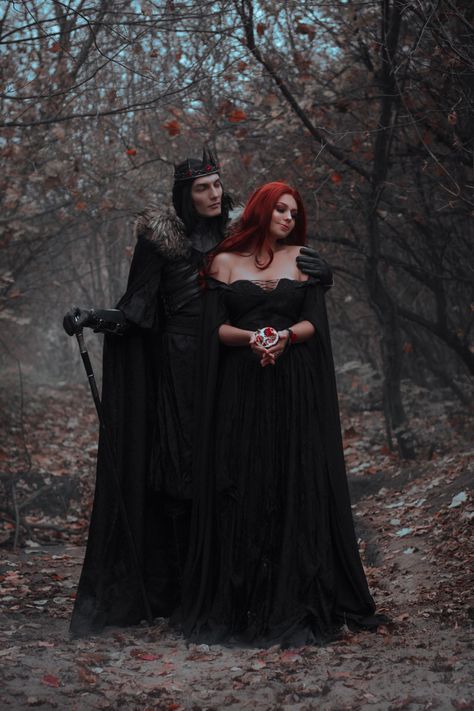 hades and persephone costume - Google Search Hades Greek God Costume, Hades And Persephone Outfit, Hades And Persephone Couple Costume, Hades Costume Greek Mythology, Hades Persephone Costume, Persephone Goddess Costume, Hades And Persephone Costume Halloween, Diy Persephone Costume, Persephone Costume Ideas