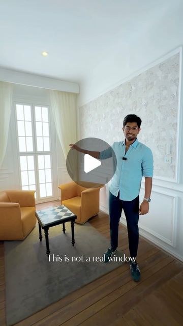 SUNROOOF on Instagram: "Transform any blank walls into beautiful looking windows 🪟 

Urban living often sacrifices natural light, impacting our mood and well-being. But what if you could bring the feeling of outdoor experience, inside absolutely any space?

Introducing SUNROOOF - the world’s first advanced lighting technology that can transform any ceiling or wall into a portal of natural daylight. SUNROOOF is our patented technology which uses advanced optics, nanotechnology, and AI to create the effect of natural daylight. 

📱 DM us join the waitlist
🌐 Visit www.sunrooof.com for details
📍 Experience SUNROOOF at our Delhi showroom

#SUNROOOF #FrenchWindowMagic #bringtheoutdoorsin" Fake Window Decor, Fake Window Light, Fake Window, Renovation Inspiration, French Windows, Dream Land, Girls Bathroom, Urban Living, Exterior Decor