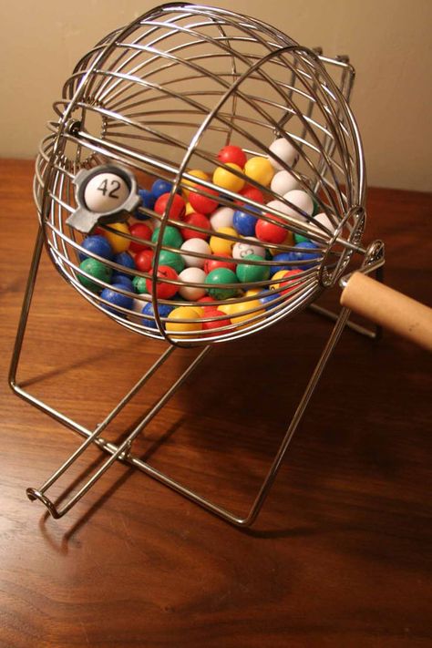 Bingo Cage Bingo Cage, Door Frames, Classroom Games, Saucer Chairs, Wooden Handles, The Door, Bingo, Paper Dolls, Dolls