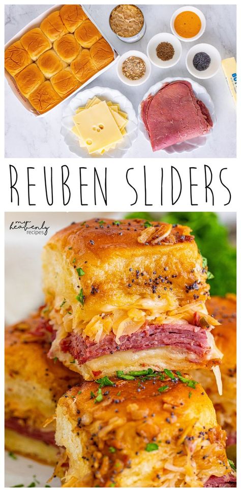 Corn Beef Sliders Recipes, Corned Beef Sliders Recipes, Hawaiian Roll Sliders Reuben, Hawaiian Roll Sliders Rubens, Hawaiian Roll Sliders For Party, Hawaiian Slider Recipes, St Patrick’s Day Sliders, Corned Beef For A Crowd, Ruban Sliders