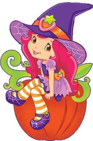 Strawberry Shortcake Pumpkin, Strawberry Shortcake Outfits, Strawberry Shortcake Pictures, Pumpkin For Halloween, Strawberry Shortcake Cartoon, Magical Beings, Short Cake, Strawberry Shortcake Characters, Cute Witch