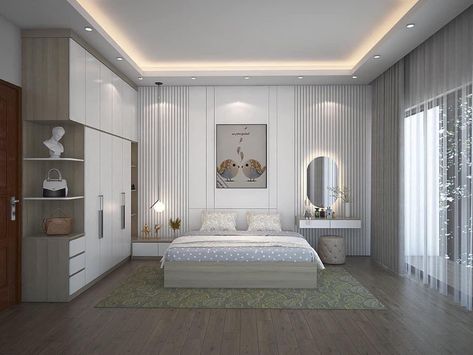 Modern Japanese Bedroom, Cove Ceiling, Japanese Bedroom, Apartment Living Room Design, Modern Japanese, Apartment Living Room, Luxurious Bedrooms, Ceiling Design, Luxury Interior Design