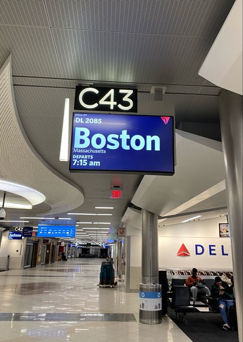 University Of Massachusetts Boston, Boston Airport Aesthetic, Boston Airport, Travel Advertising Design, Boston Trip, Images Hello Kitty, Credit Card Hacks, Airport Aesthetic, Living In Boston