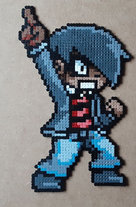 Scott Pilgrim Vs The World Perler Beads, Scott Pilgrim Perler Beads, Mathew Patel, Matthew Patel, Hair Glam, Scott Pilgrim Comic, Kandi Inspo, Pixel Beads, Kandi Ideas