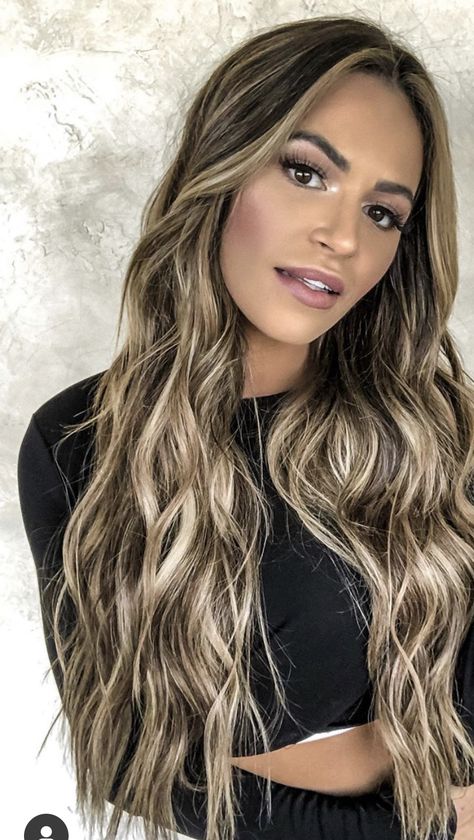 Bombshell Blonde Balayage, Bombshell Extensions, Bellami Hair Extensions Brunette, Hot Toffee Blonde Bellami Extensions, Bellami Hair Extensions Hot Toffee Blonde, 70s Hair, Brunette Hair With Highlights, Dark Hair With Highlights, Hair Makeover