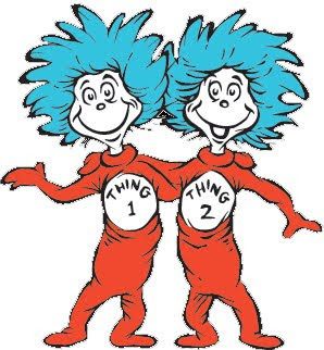 I Believe in Miracles: 2ND BIRTHDAY PARTY: THING 1 ~ THING 2 Dr Seuss Clipart, Dr Seuss Coloring Pages, Thing One Thing Two, Dr Seuss Classroom, Thing 1 And Thing 2, Dr Seuss Birthday Party, Seuss Classroom, Read Across America Day, Dr Seuss Birthday