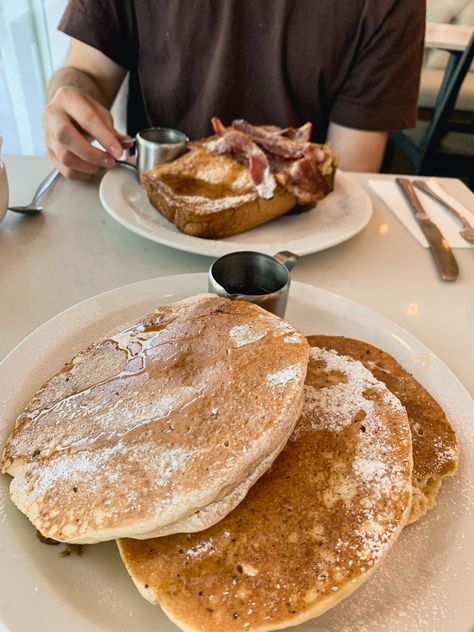 French Canadian, Canadian Pancakes, Ihop Pancakes Aesthetic, Breakfast Aesthetic Pancakes, Eating Pancakes Aesthetic, Aesthetic Food Pancakes, Pancakes And Coffee Aesthetic, French Breakfast, French Toast Breakfast