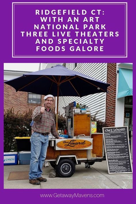 Ridgefield CT is a feast for all five bodily senses – sight, touch, smell, hearing, taste – and one more: the sense of humanity. This town of 25,000 is home to Connecticut’s only National Park, which also happens to be the only National Park in the country dedicated to an American painter. There are three live theaters, a contemporary art museum, and a “magical” movie theater run exclusively by adults with developmental disabilities. You’ll find an organic farm, highly rated restaurants, and ... Ridgefield Connecticut, Ridgefield Ct, Connecticut Travel, Contemporary Art Museum, Girlfriends Getaway, Best Weekend Getaways, Live Theater, Romantic Things To Do, Developmental Disabilities