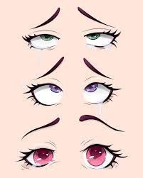 Anime Eyes Drawing Female, Eyes Rolled Back Anime, Loving Eyes Drawing, How To Draw Seductive Eyes, Anime Eyes Looking Up, Female Anime Eyes Reference, In Love Face Expression, Sharp Anime Eyes, Seductive Face Drawing