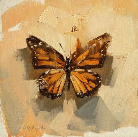 Lindsey Kustusch, Monarch Butterfly Art, Monarch Butterflies Art, Butterfly Artwork, Butterfly Art Painting, Contemporary Impressionism, Brown Painting, The Monarch, Butterfly Drawing