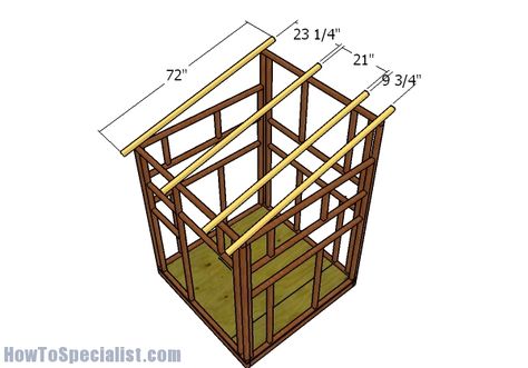 5x5 Deer Blind Roof Plans | HowToSpecialist - How to Build, Step by Step DIY Plans Homemade Deer Blinds, Deer Blind Plans, Diy Hunting, Deer Hunting Stands, Hunting Shack, Deer Blinds, Deer Stand Plans, Shooting House, Hunting Stands