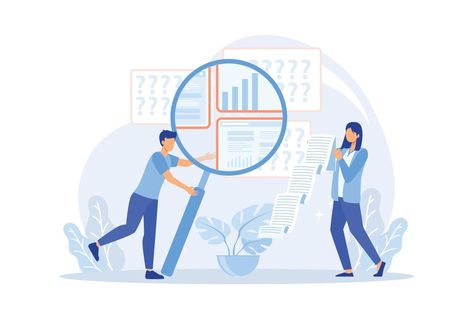 Competitor research, analysis, strategy development Flat vector Modern illustration Researching Illustration, Competitor Analysis Design, Analysis Illustration, Competitor Research, Interactive Web Design, Research Analysis, Primary Research, Modern Illustration, Research Methods