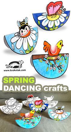 krokotak | BAHAR DANSI el sanatları Diy Spring Crafts For Kids, Krokotak Spring, Bee Crafts Preschool, Dancing Crafts, Spring Crafts For Preschoolers, Cat Crafts Preschool, Diy With Kids, Spring Crafts Preschool, Bee Craft