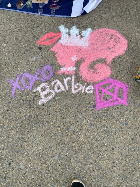 Made chalk art of Barbie logo #barbiedoll #barbiemovie  #barbiethemovie  #chalkart Barbie Logo, Barbie Movies, Chalk Art, Work Ideas, Barbie Dolls, Chalkboard, Chalk, ? Logo, Art