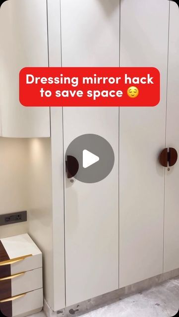 Hometrust.sg on Instagram: "Do you prefer this pull-out mirror or a mirror attached to your wardrobe door? 🧐

#wardrobe #carpentry #interiordesign #sghome #sgreno #spacesaving" Wardrobe Door Mirror, Pull Out Mirror Wardrobe, Mirror On Wardrobe Door, Wardrobe Carpentry, Mirror In Wardrobe, Hidden Mirror In Wardrobe, Wardrobe With Mirror Doors, Pull Out Mirror, Mirror Area