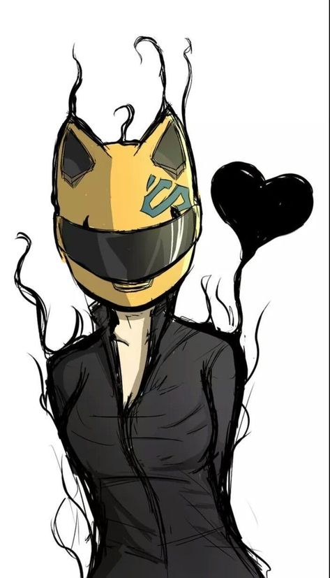 Celty Sturluson Fanart, Celty Durarara, Motorbike Drawing, Celty Sturluson, Motorbike Illustration, فنسنت فان جوخ, Helmet Drawing, Motorbike Art, Motorcycle Drawing