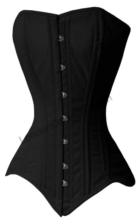 Double Steel Boned Overbuset Waist Trainer Shaper Hourglass Twill Cotton Corset Corset Material - Cotton Corset Colour - Black , White (Message us for other colours) Corset Sizes - 3XS ~ 7XL (Message us for other sizes) Heavy Duty, Steel Boned Corset Reduce Waist up to 4" It can be used for Tight Lacing, Shaping and waist Training Strong Ribbon at Waist Level 100% Cotton Twill Jeans as Lining 5" Modesty Panel at the back This Fashion Corset used in Clubbing , Cosplay , Wedding , Party's and Slim Long Corset, Cosplay Wedding, Custom Corsets, Fashion Corset, Cotton Corset, Corset Training, Steel Boned Corsets, Lace Tights, 2000s Fashion Outfits