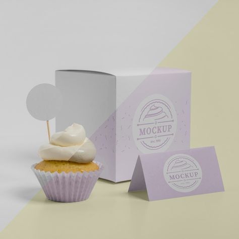 Cake Mockup, Bakery Mockup, Confetti Cake, Cake Packaging, Cake Bakery, Cake Logo, Box Mockup, Yummy Cupcakes, Logo Mockup