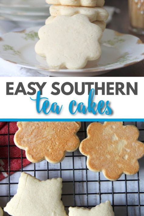 Tea Cake Cookie Recipe, Old Fashioned Tea Cakes, Tea Cookies Recipe, Tea Cakes Southern, Southern Tea, Chocolate Tea Cake, Tea Cake Cookies, Southern Cake, Green Tea Cake