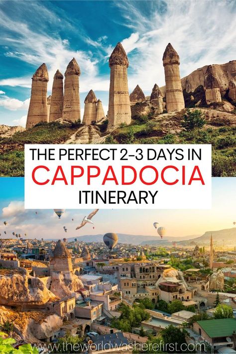 This Cappadocia itinerary will help you spend up to 3 days exploring this incredible region of Turkey. Underground Tunnels, Underground Cities, Hot Air Balloon Rides, Air Balloon Rides, Jesus Images, Turkey Travel, Open Air, Travel Blog, The Good Place