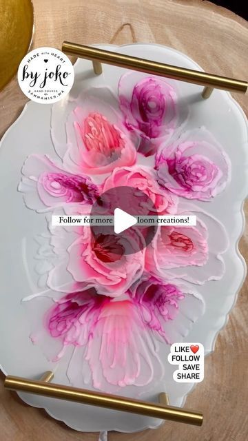 Flowers In Epoxy Resin, Craft Resin, Resin Pour, Pouring Art, Resin Flowers, Fluid Art, Resin Crafts, Some People, Resin Art