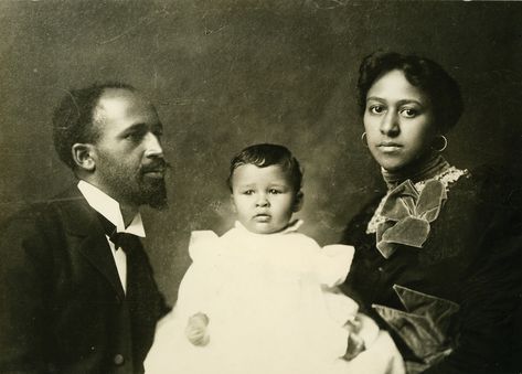 W.E.B. Du Bois, son, Burghardt, and wife, Nina  The times and life of W.E.B. Du Bois at Penn | Penn Today W E B Dubois, Web Dubois, Civil Rights Leaders, Booker T, African Diaspora, New York Public Library, African American History, Black Culture, Civil Rights