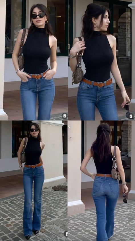 Sade Aesthetic, Casual Day Outfits, Aesthetic Outfit, Mode Inspo, High Waisted Jeans, Looks Chic, Beauty Hair, 가을 패션, Casual Style Outfits