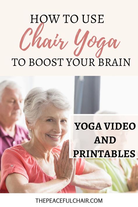 Three older people in a yoga class with an up close picture of a women smiling with her palms together at her heart. Free Chair Exercises For Seniors, 28day Chair Yoga For Seniors, Wheelchair Yoga, Chair Yoga For Seniors Printable, Free Printable Chair Yoga For Seniors, Senior Yoga Chair Exercises, Senior Chair Yoga, Chair Yoga Exercises, Chair Excercises Workouts For Seniors