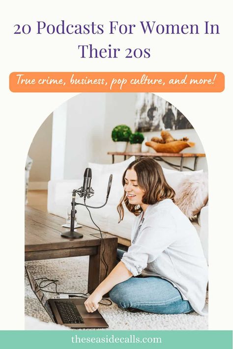 This list of best podcasts for women in their 20s is a great resource if you're just starting out with podcasts or looking for a new fave! Best Podcasts For Women, Creepy History, Podcasts For Women, Women In Their 20s, Best Podcasts, Anna Faris, Living Alone, Small Talk, Mystery Series