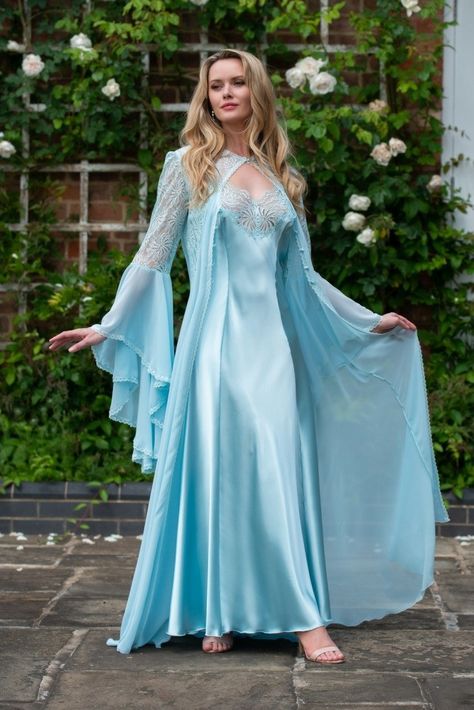 Fantasy Nightgown, Wedding Nightgown, Negligee Dress, Beautiful Nightgown, Long Nightdress, Bridal Nightwear, Night Gown Dress, Long Nightgown, Sleepwear Fashion