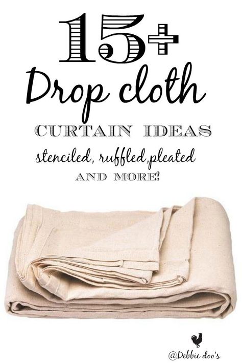 15+ Drop cloth curtain ideas - Debbiedoos Curtains Lights, Drop Cloth Projects, Curtains Diy, Cloth Curtains, Roman Curtains, Curtains Classic, Canvas Drop Cloths, Cheap Curtains, Curtains Ideas