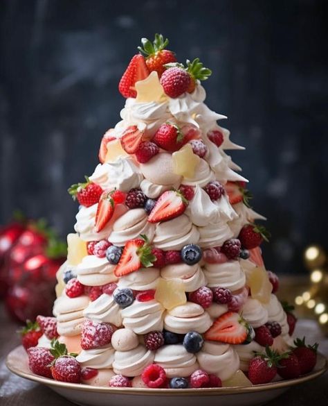 Christmas Pavlova, Pavlova Recipe, Recipetin Eats, Christmas Entertaining, Party Platters, Christmas Brunch, Christmas Food Desserts, Christmas Sweets, Xmas Food