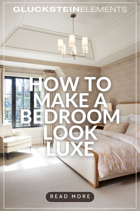 Luxury is about the thoughtful details more than the price tag. Try these four ideas to make your bedroom look luxurious without the splurge. Bedroom Inspirations Luxury, Royal Bedroom Design, Interior Door Hardware, Staircase Remodel, Ensuite Bedroom, Guest Bedroom Decor, Bedrooms Decor, Master Retreat, The Home Edit