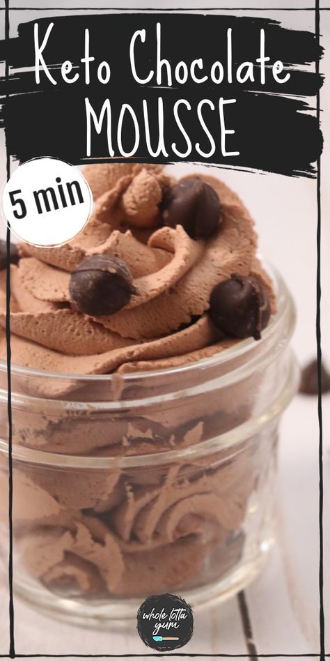 Keto Sweet Snacks, Low Carb Chocolate Mousse, Keto Favorites, Keto Cheeseburger, Dolce Poche Calorie, Keto Pudding, Cheap Keto, Keto Whipped Cream, Keto Chocolate Mousse