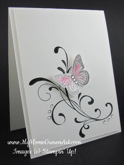 Sympathy Card, Butterfly Cards, Stamping Up Cards, Pretty Cards, Handmade Birthday Cards, Cards Scrapbooking, Card Layout, Scrapbooking Cards, Card Making Ideas