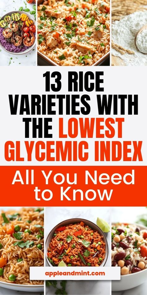 Explore 13 healthy rice varieties for diabetics, that are low carb and low glycemic index. Brown Rice Recipes For Diabetics, Rice Alternative Low Carb, Renal Diet Desserts, Renal Diet Meals, Low Glycemic Recipes, Kidney Diet Food Lists, High Fiber Foods List, Fiber Foods List, Rice Basmati