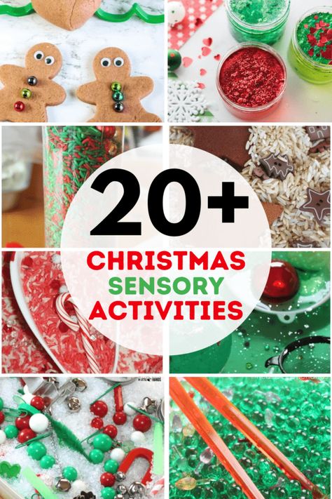 Christmas Sensory Activities, Christmas Tree Ornaments To Make, Winter Sensory Bin, Sensory Activities For Preschoolers, Christmas Sensory, Craft Activities For Toddlers, Holidays With Toddlers, Easter Crafts For Toddlers, Christmas Delights