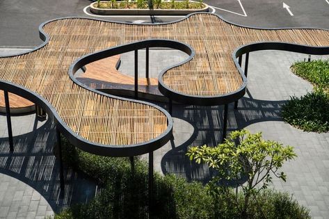 Asia Landscape, Landscape And Urbanism Architecture, Urban Landscape Design, Pergola Design, Landscape And Urbanism, Landscape Architecture Design, Architecture Design Concept, Victorian Architecture, Shade Structure