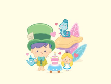 Jerrod Maruyama, Baby Disney Characters, Alice In Wonderland Illustrations, Fairytale Nursery, Disneyland Pictures, Bunny Wallpaper, Disney Images, Snoopy Love, Disney Favorites