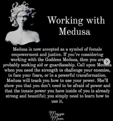 Medusa Captions, Medusa Offerings, Medusa Quotes Beautiful, Medusa Deity, Medusa Altar, Dark Goddess Aesthetic, Medusa Quotes, Goddess Magic, Goddess Magick