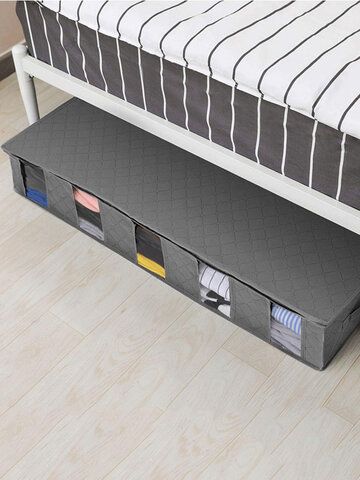 I found this amazing 1 Pc Under Bed Storage Bag Wardrobe Closet Clothes Dustproof Moistureproof Folding Organizer with US$10.99,and 14 days return or refund guarantee protect to us. --Newchic Under Bed Storage Boxes, Clothes Storage Boxes, Úložný Box, Quilt Storage, Beg Tangan, Storage Bags For Clothes, Under Bed, Under Bed Storage, Clothing Storage