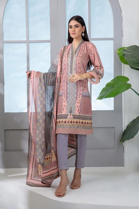 Latest Bonanza Satrangi Eid Lawn Collection 2023 Luxury Lawn Suit For Eid Festivities, Traditional Lawn Suit For Eid Celebrations, Semi-stitched Lawn Suit For Formal Eid Occasions, Eid Printed Cambric Lawn Suit, Bonanza Satrangi Lawn 2022, Lawn Dress, Eid Dresses, Unstitched Suits, Lawn Shirts