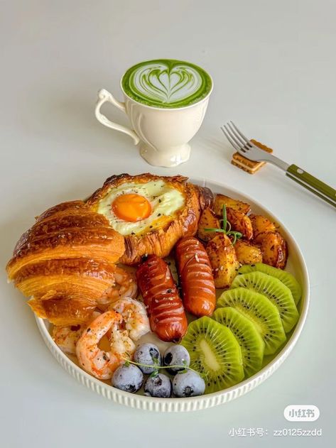 Healthy Food Inspiration Aesthetic, Fancy Breakfast Ideas, Xiaohongshu Food, Aesthetic Breakfast Ideas, Healthy Breakfast Aesthetic, Meal Inspiration, Healthy Food Menu, Resep Diet, Healthy Food Dishes