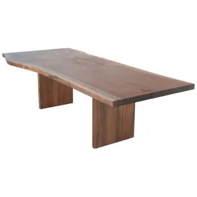 1stDibs: Antique and Modern Furniture, Jewelry, Fashion & Art Organic Modern Dining Room, Antique Dining Tables, Rustic Cabinets, Slab Table, Live Edge Dining Table, Modern Dining Room Tables, Walnut Dining Table, Walnut Table, Oak Dining Table