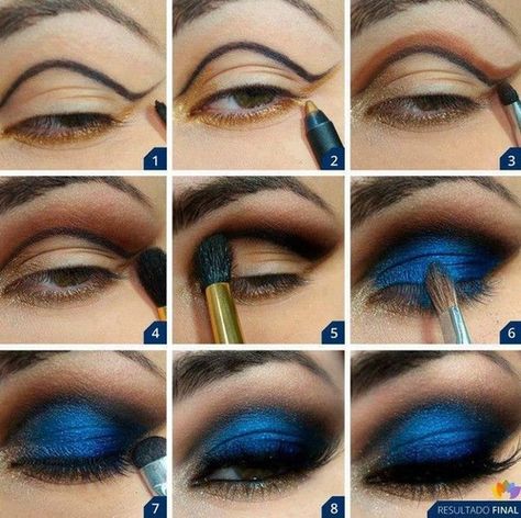 Image uploaded by A. Find images and videos about makeup, descendants and evie on We Heart It - the app to get lost in what you love. Extreme Make-up, Seductive Eyes, Drag Make-up, Smink Inspiration, Eye Makeup Steps, Beauty Make-up, Makeup Step By Step, Makijaż Smokey Eye, Blue Eyeshadow