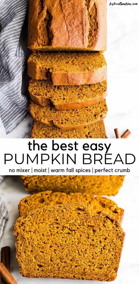 Pumpkin Bread Recipe Easy, The Best Pumpkin Bread, Easy Pumpkin Bread, Best Pumpkin Bread, Best Pumpkin Bread Recipe, Canned Pumpkin Recipes, Pumpkin Bread Easy, Pumpkin Recipes Easy, Pumpkin Bread Recipe