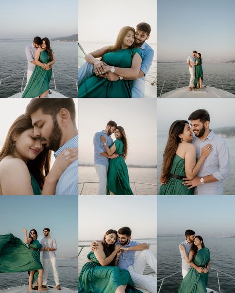 Yacht Pre Wedding Shoot, Pre Wedding Photoshoot Props Ideas, Pre Wedding Concept Photo Ideas, Wedding Ideas Poses, Bali Pre Wedding Shoot, Pre Wedding Goa, Goa Prewedding Shoot, Bali Prewedding Photography, Goa Pre Wedding Photoshoot