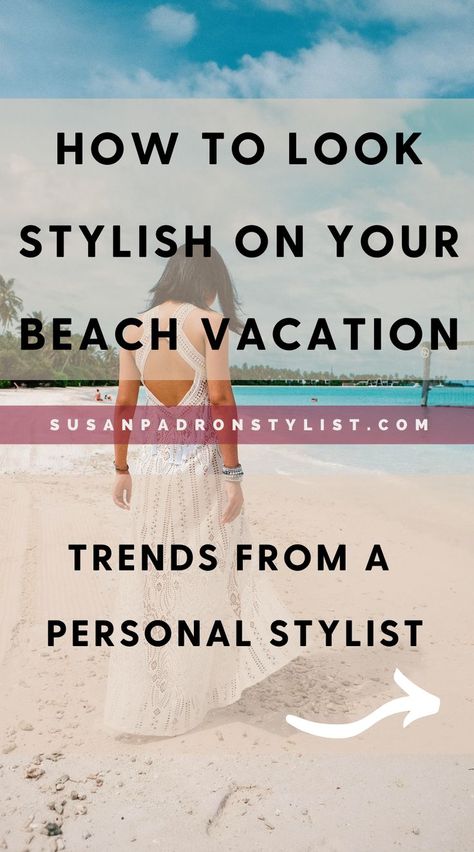 Build the ultimate beach vacation capsule wardrobe with the help of Susan Padron - Personal Stylist for women over 30. Get tips on how to pick essentials for your summer wardrobe, how to create a casual wardrobe capsule for women over 30, and fashion packing tips for your summer 2021 beach vacation. Book a styling session with Susan for more styling tips & tricks. Packing Beach Vacation Outfit Ideas, Vacation Clothing For Women, Florida In June Outfits, Beach Vacation Outfits Women 30s, Capsule Wardrobe Florida Vacation, Clothes For Tropical Vacation, Sun Holiday Capsule Wardrobe, Beach Holiday Aesthetic Outfits, Tropical Womens Outfits